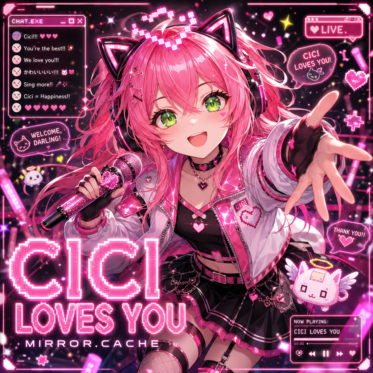 Current track cover